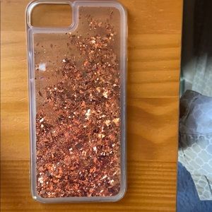 Bronze glitter case